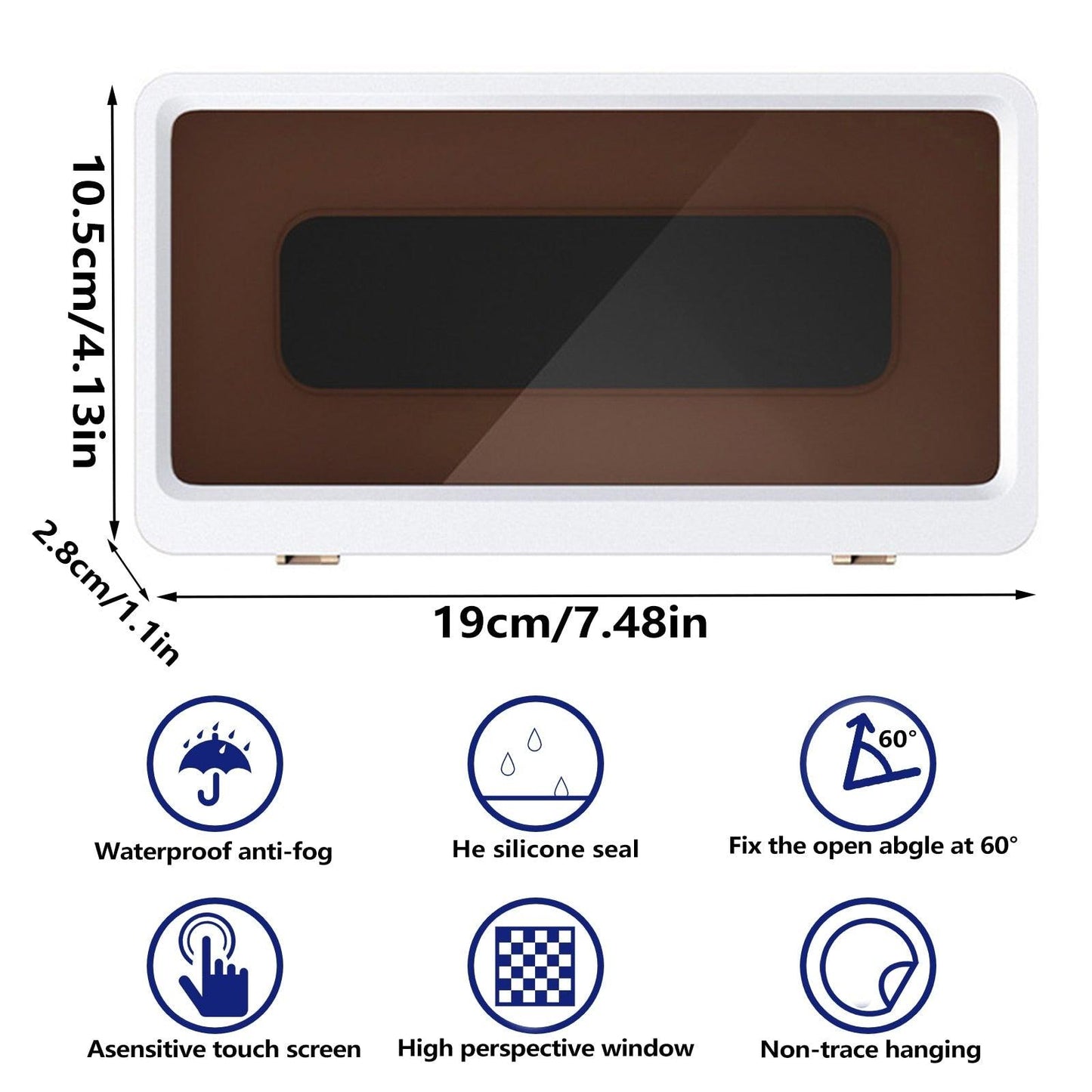 Étui de téléphone étanche pour salle de bain