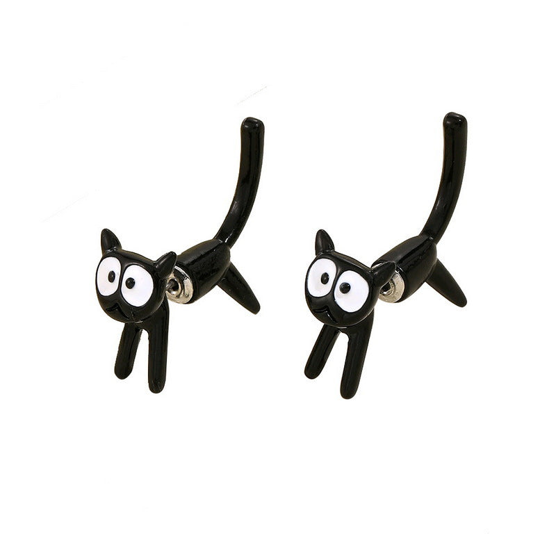 Adorables boucles d'oreilles chat