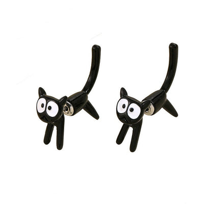 Adorables boucles d'oreilles chat