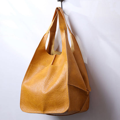 Large Genuine Leather Tote Handbag - Halri