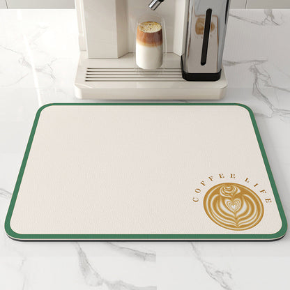 Tapis de cuisine à séchage rapide pour comptoirs