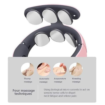Relaxing Shiatsu Massage Pillow with Pulse Settings