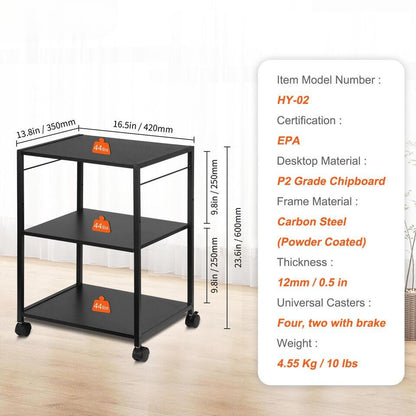 Mobile Printing Desk Cart