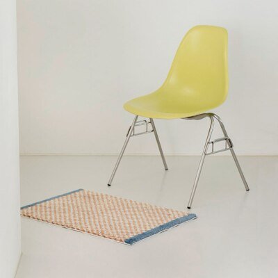 Tapis de bain à carreaux en peluche