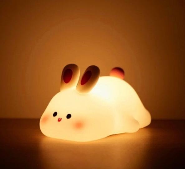 Calming Bedroom Lamp - Cute Bunny Nightlight - Halri
