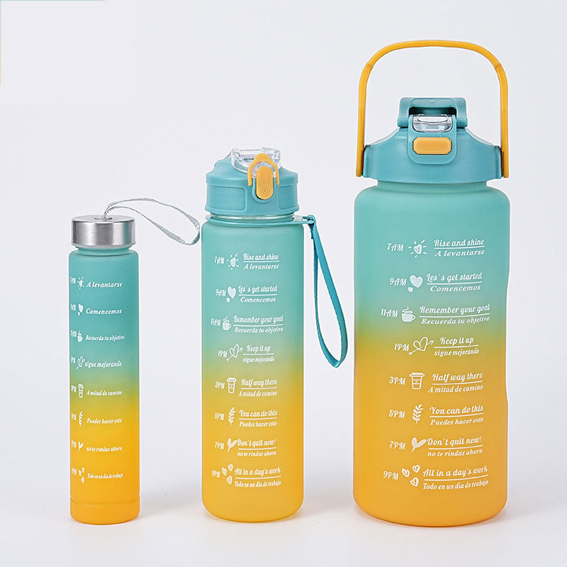 Gourde 3 en 1 inspirante pour le fitness 