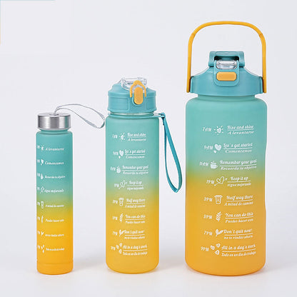 Gourde 3 en 1 inspirante pour le fitness 