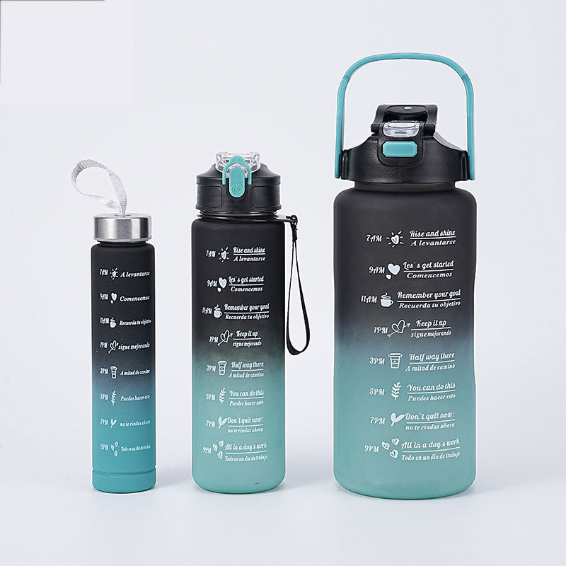 Inspirational 3-In-1 Fitness Water Bottle - Halri
