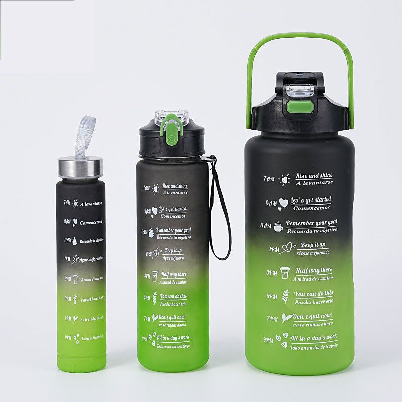 Gourde 3 en 1 inspirante pour le fitness 