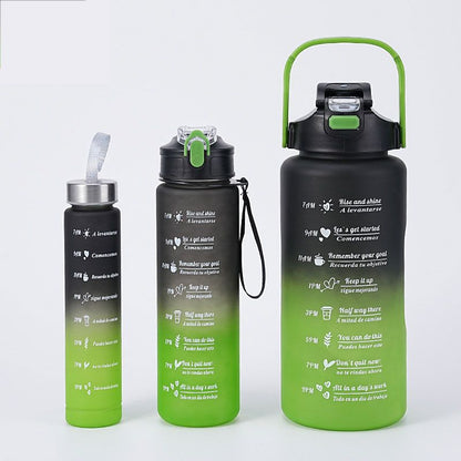 Gourde 3 en 1 inspirante pour le fitness 