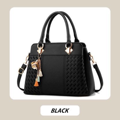 Sac à main élégant pour femme avec détail à pompon