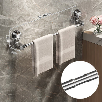 Porte-serviettes amovible avec ventouse puissante