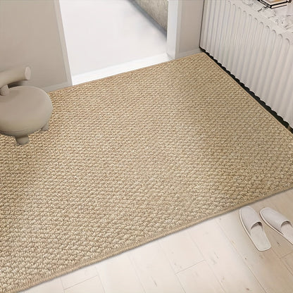 Soft Plush Entrance Mat - Washable Non Slip Door Rug - Halri