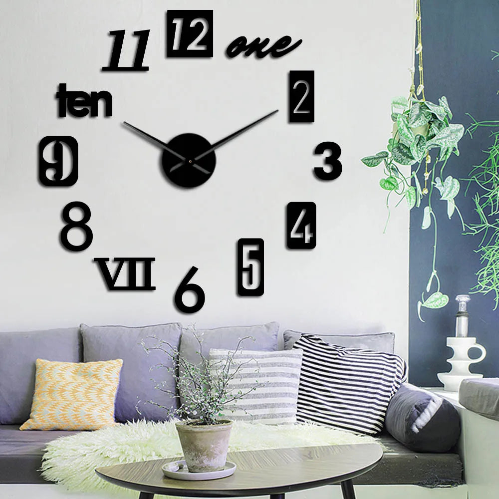 Stylish Big Round Wall Clock - Halri