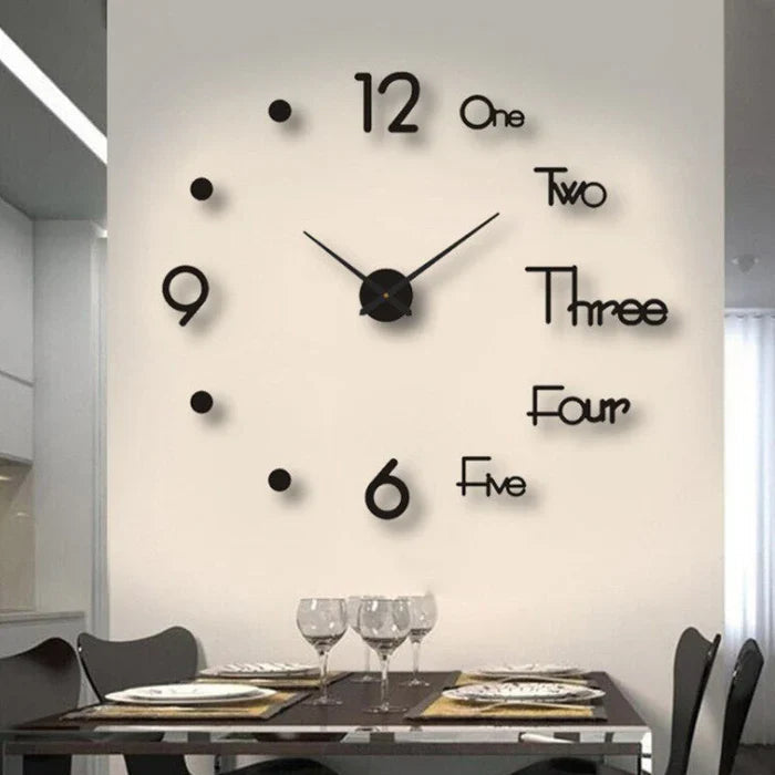 Horloge murale ronde élégante