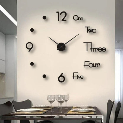 Horloge murale ronde élégante