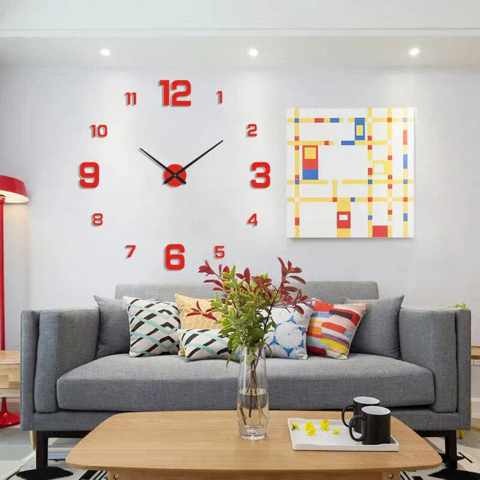 Horloge murale ronde élégante