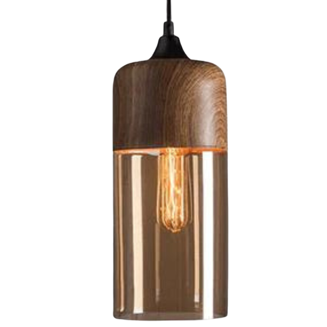 Suspension moderne nordique en bois
