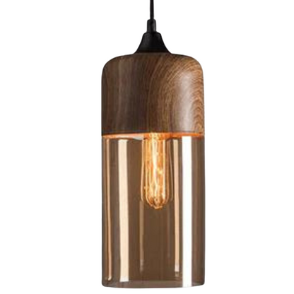 Suspension moderne nordique en bois
