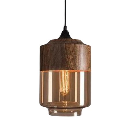 Suspension moderne nordique en bois