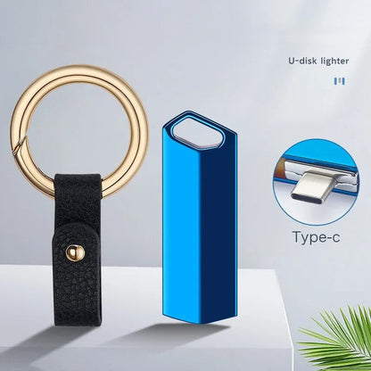 Briquet USB compact pour téléphone de voyage