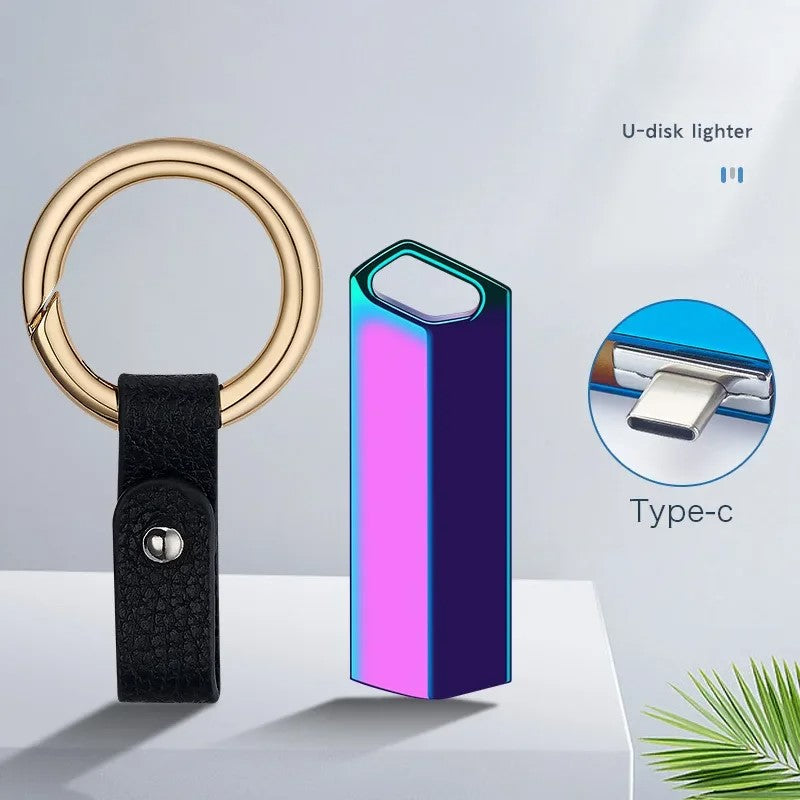 Briquet USB compact pour téléphone de voyage