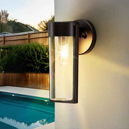 Bright Outdoor Solar Powered Wall Lantern - Halri