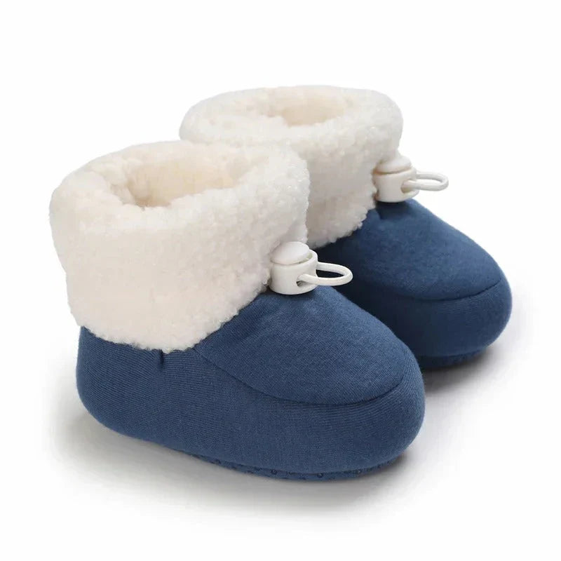 Bottes de neige confortables et isolées pour enfants avec doublure polaire chaude