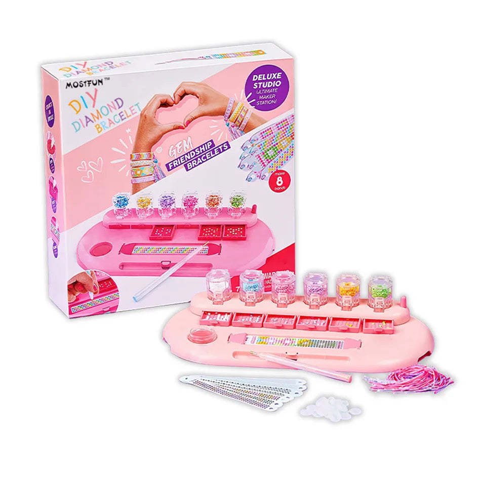 Kit de fabrication de bracelets à paillettes DIY pour enfants