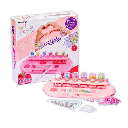 Kit de fabrication de bracelets à paillettes DIY pour enfants