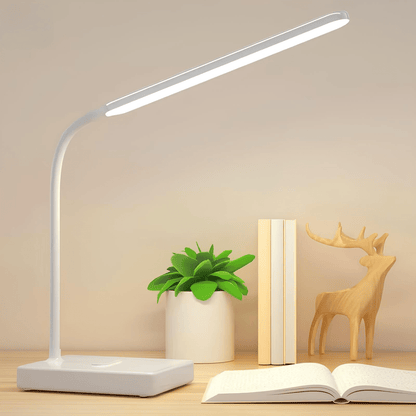 Adjustable LED Desk Light with USB Charging and Color Options