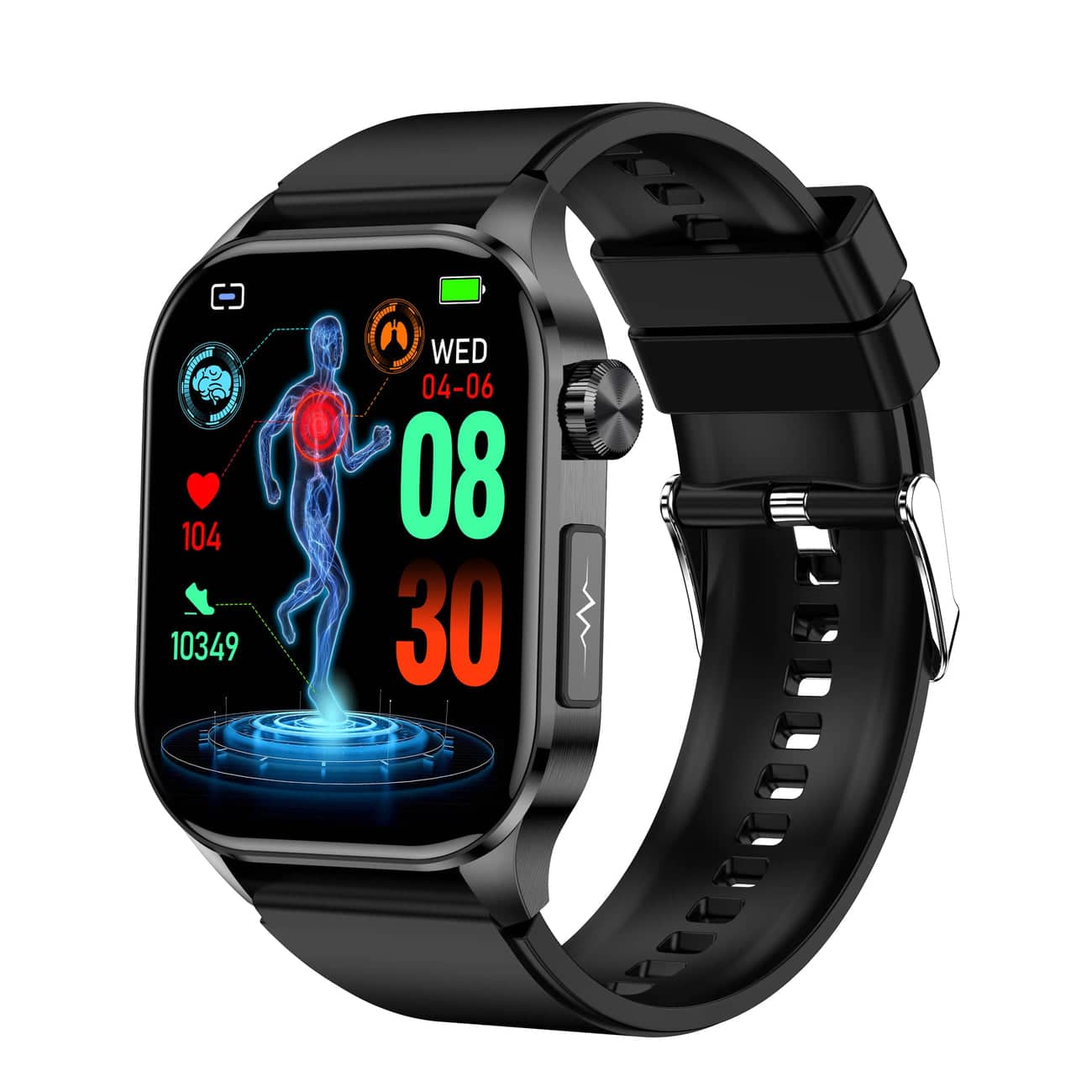 Advanced Fitness Tracker with ECG and BP Monitor