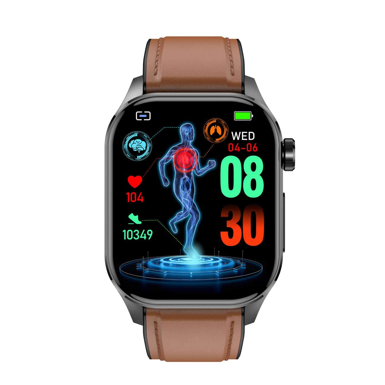 Advanced Fitness Tracker with ECG and BP Monitor