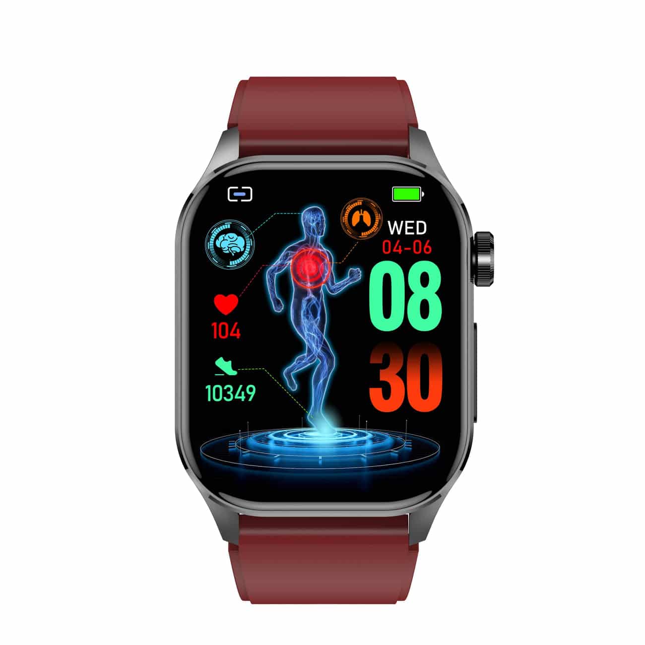 Advanced Fitness Tracker with ECG and BP Monitor