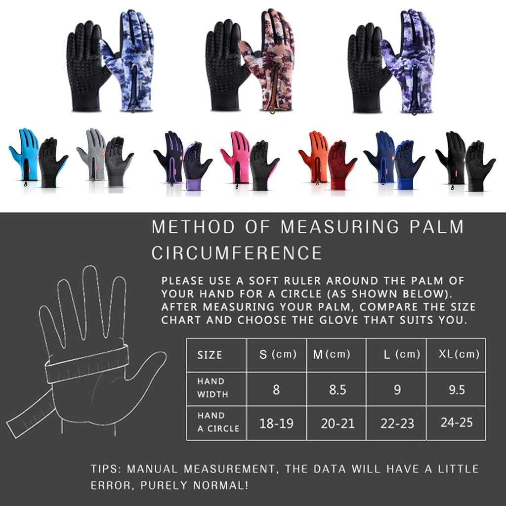 Insulated Water Resistant Smart Phone Gloves